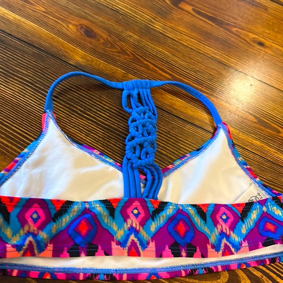 Art Class Girls Youth Glided Tigerlily Multicolor Bikini 2 Piece Swimsuit Set - Picture 3 of 5